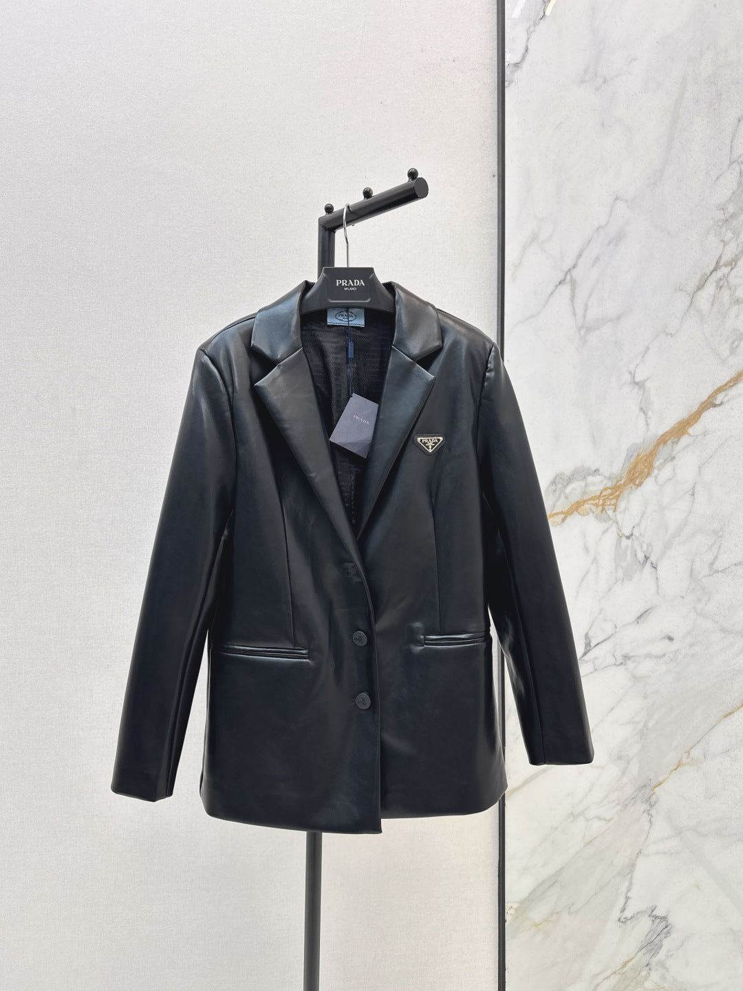 Pra NEW Leather blazer