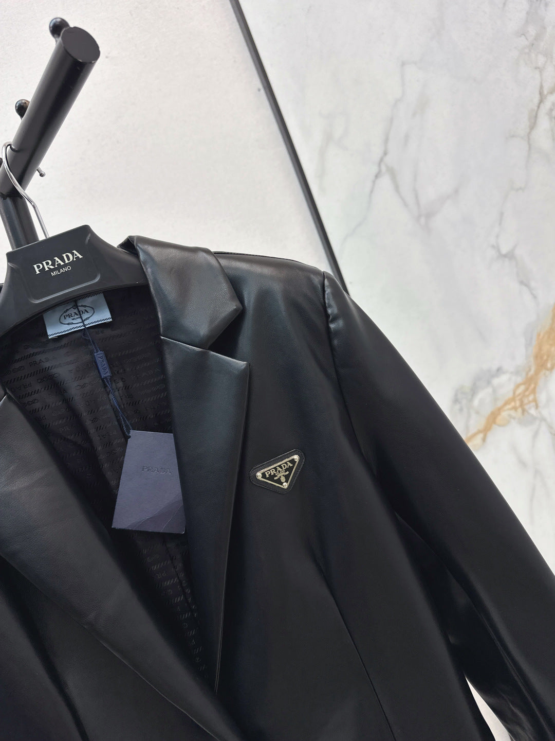 Pra NEW Leather blazer