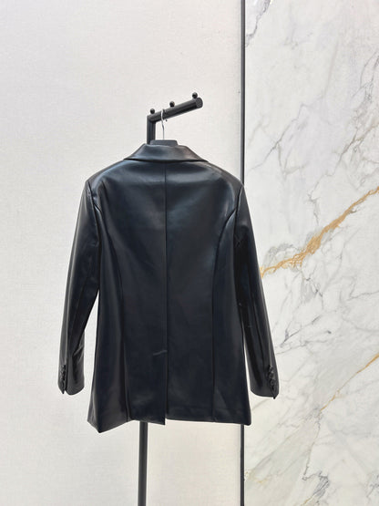 Pra NEW Leather blazer
