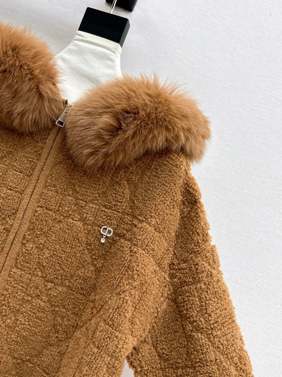 CD NEW fur collar jacket