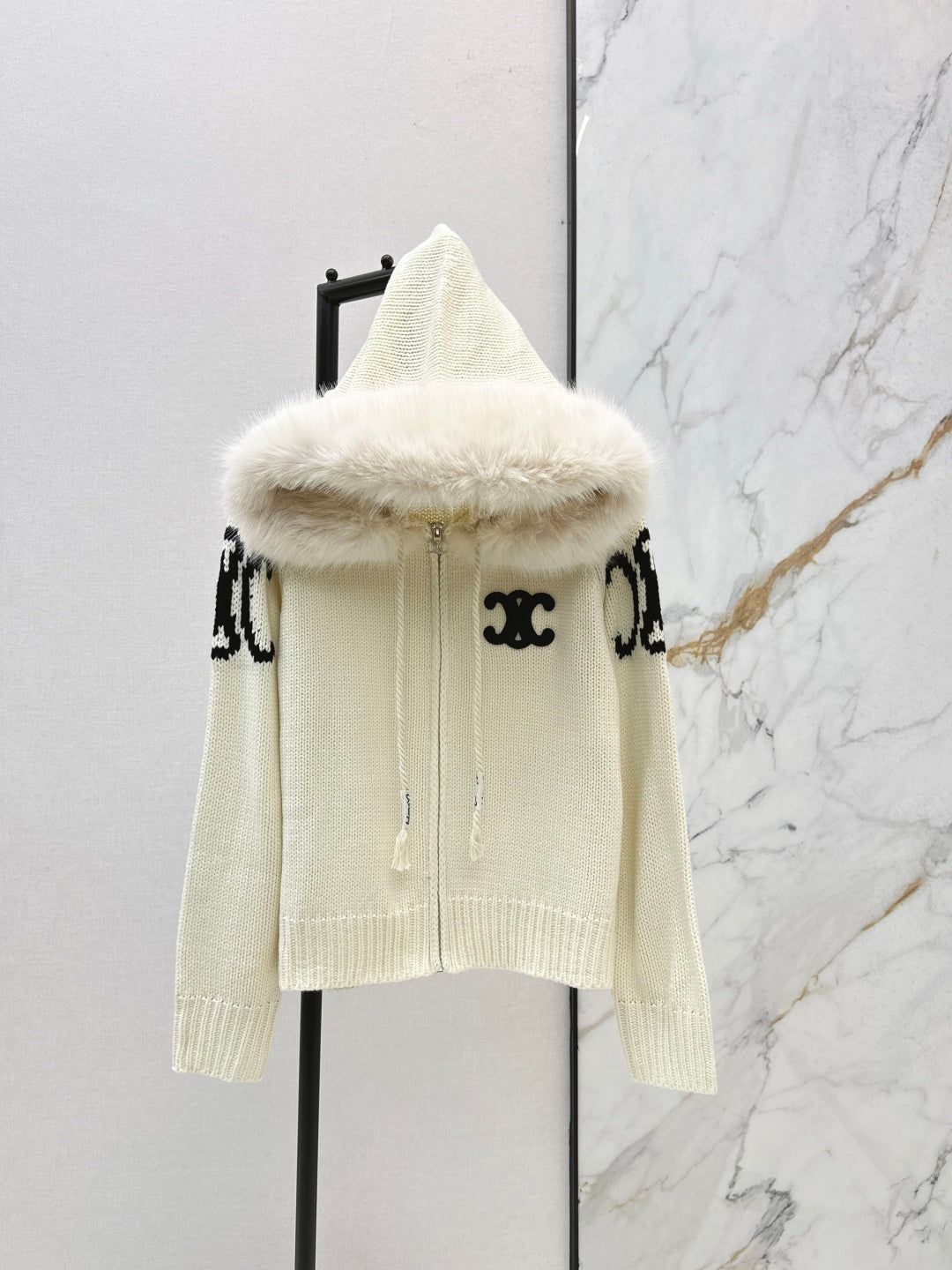 Ce1i NEW Hooded cardigan