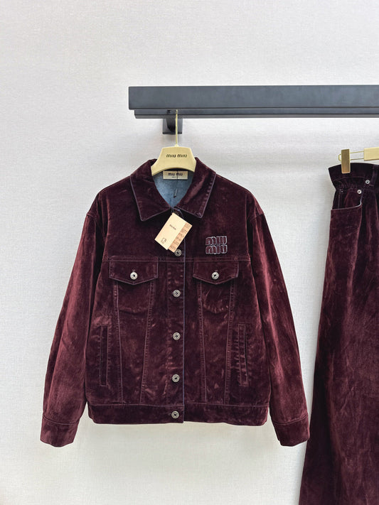 Miu NEW velvet jacket