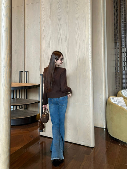 Miu NEW crew neck jacket