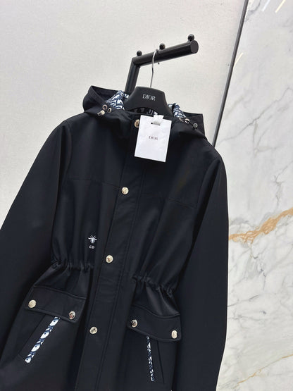 CD NEW Hooded trench coat