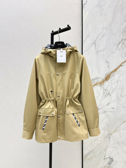 CD NEW Hooded trench coat