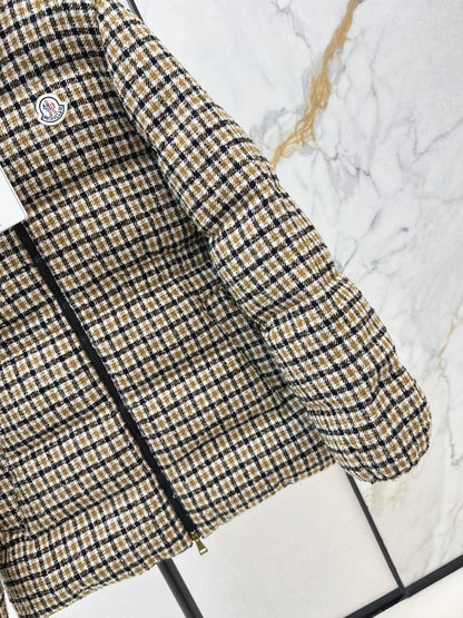 Monc NEW houndstooth down jacket