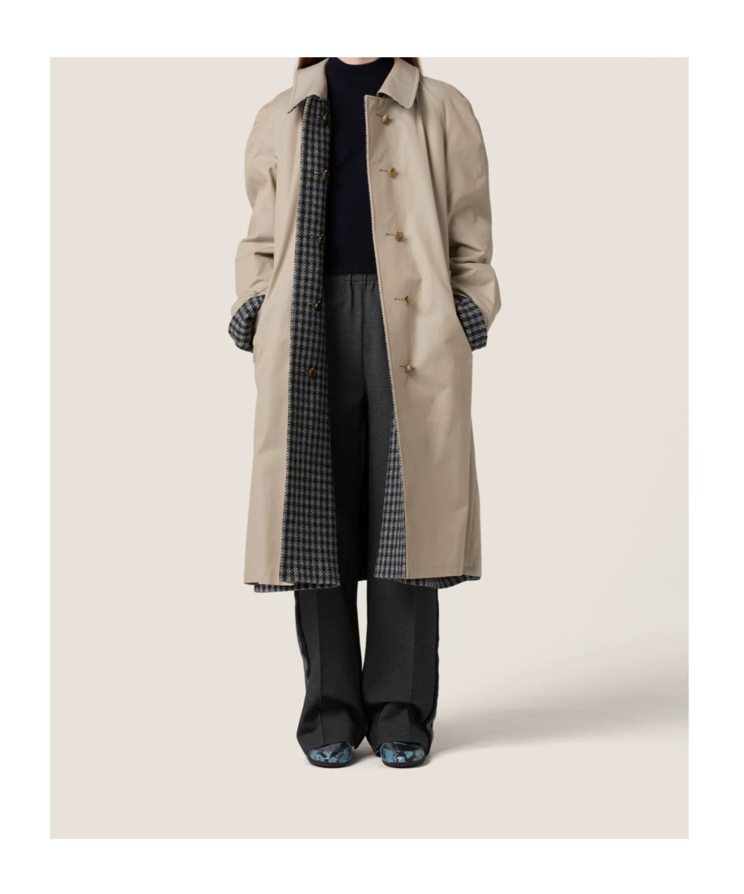 Miu NEW Reversible trench coat