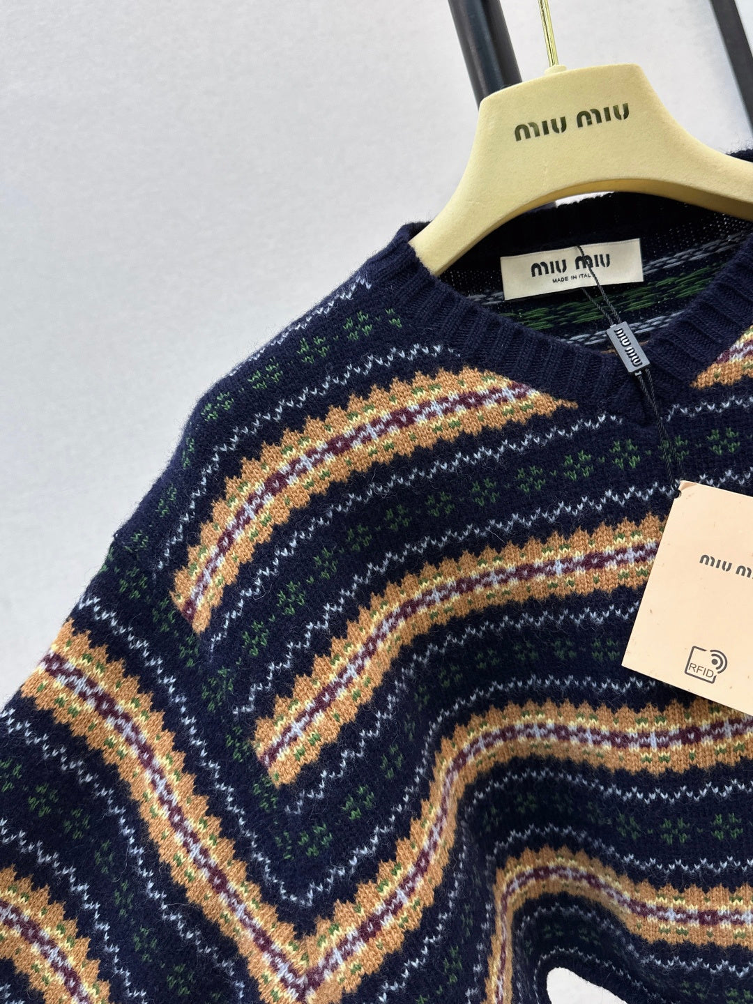 Miu NEW jacquard sweater