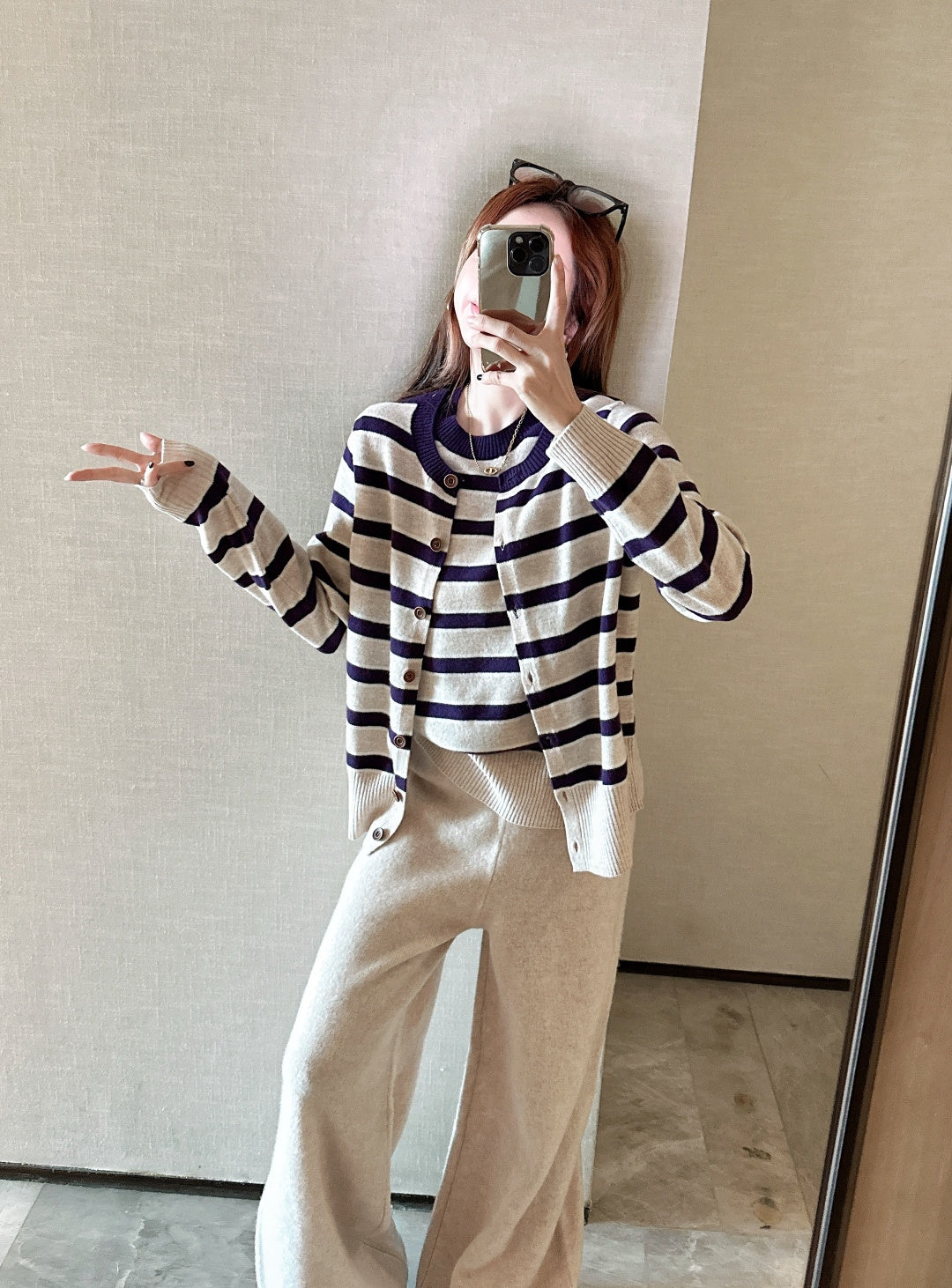 Loro NEW Knitted three-piece set