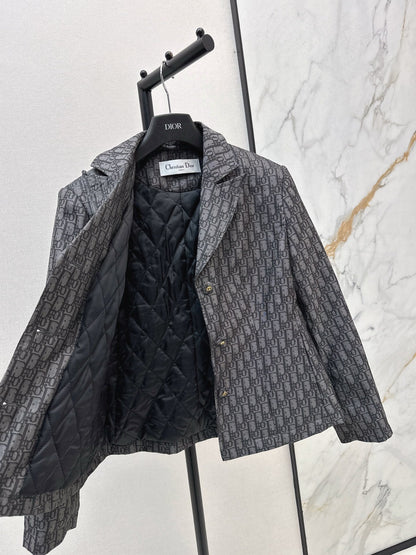 CD NEW quilted blazer