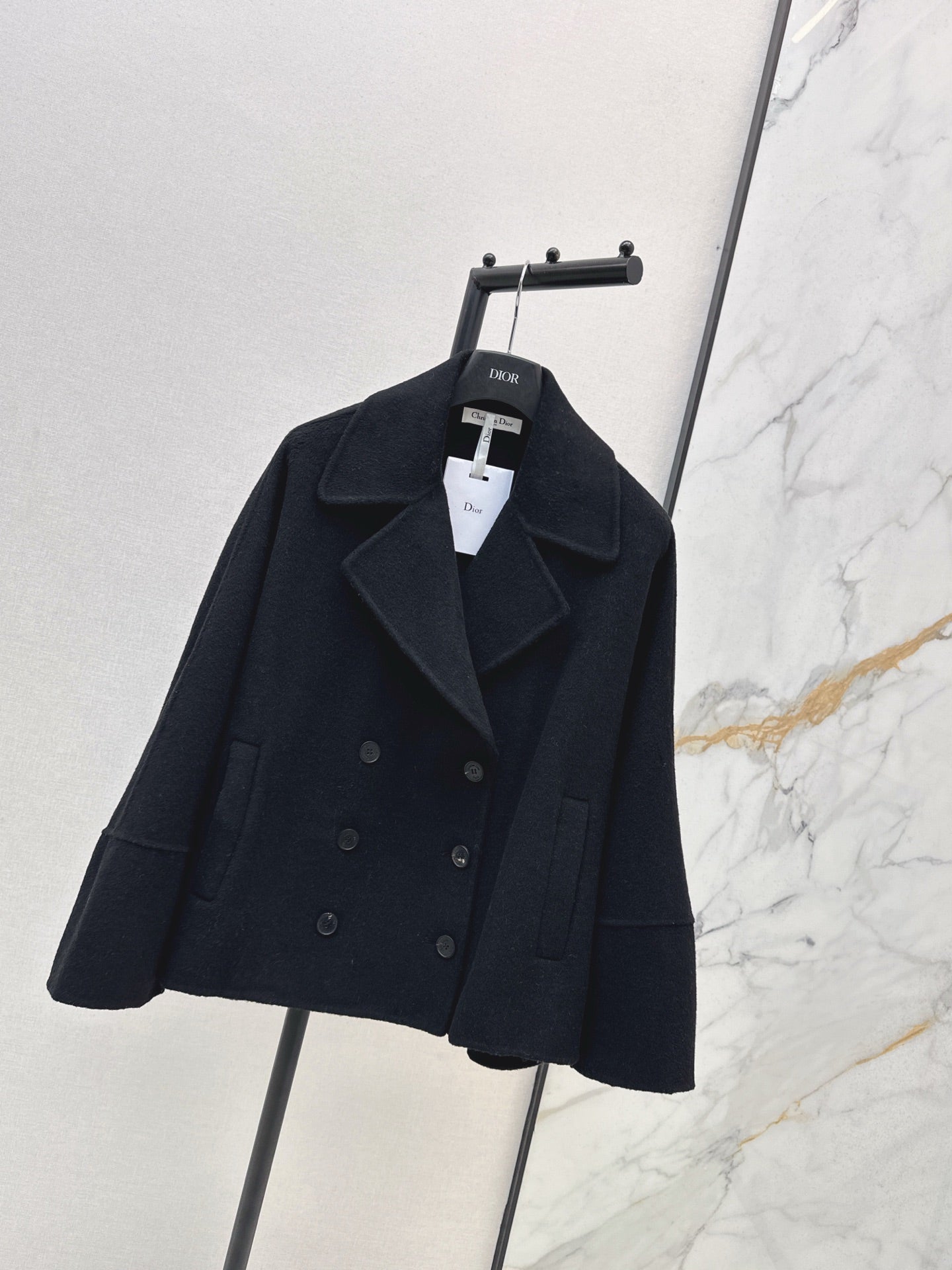 CD NEW Double-faced wool coat