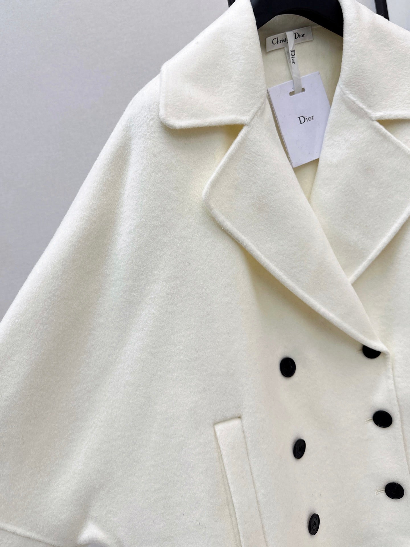 CD NEW Double-faced wool coat