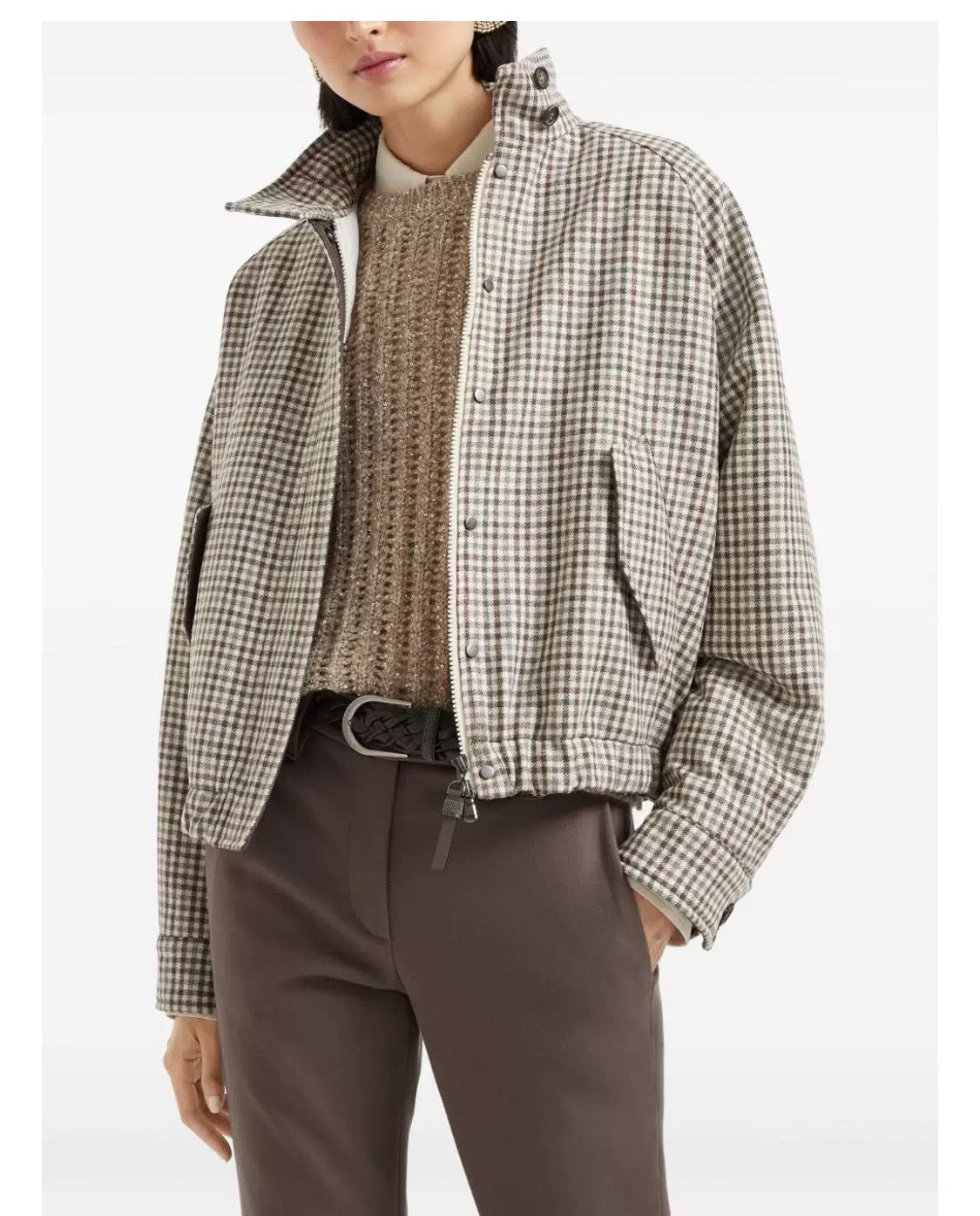 Brun NEW plaid jacket