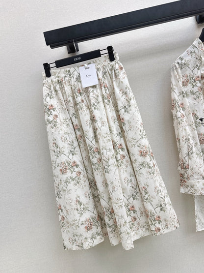 CD NEW floral skirt