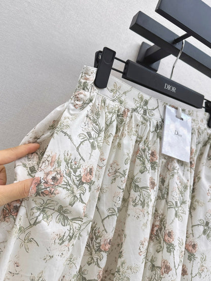 CD NEW floral skirt