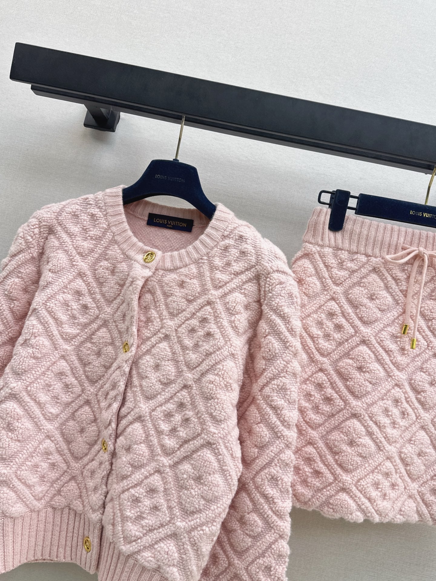 Louis NEW Cashmere cardigan and skirt set