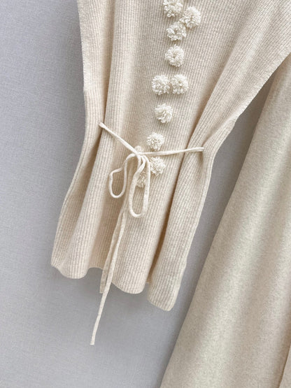 Chan NEW Sleeveless knitted set