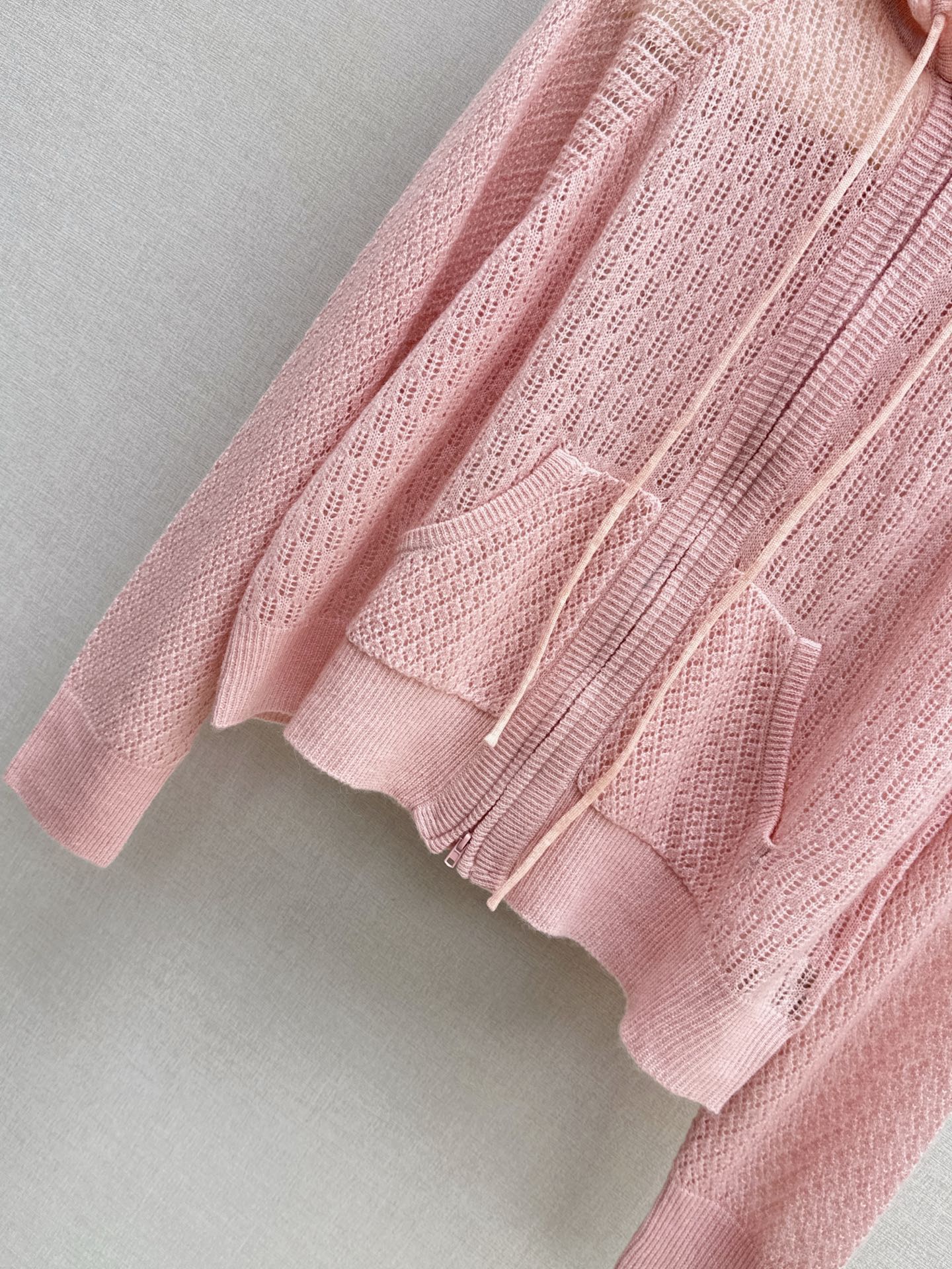 CD NEW Hooded Knit Cardigan