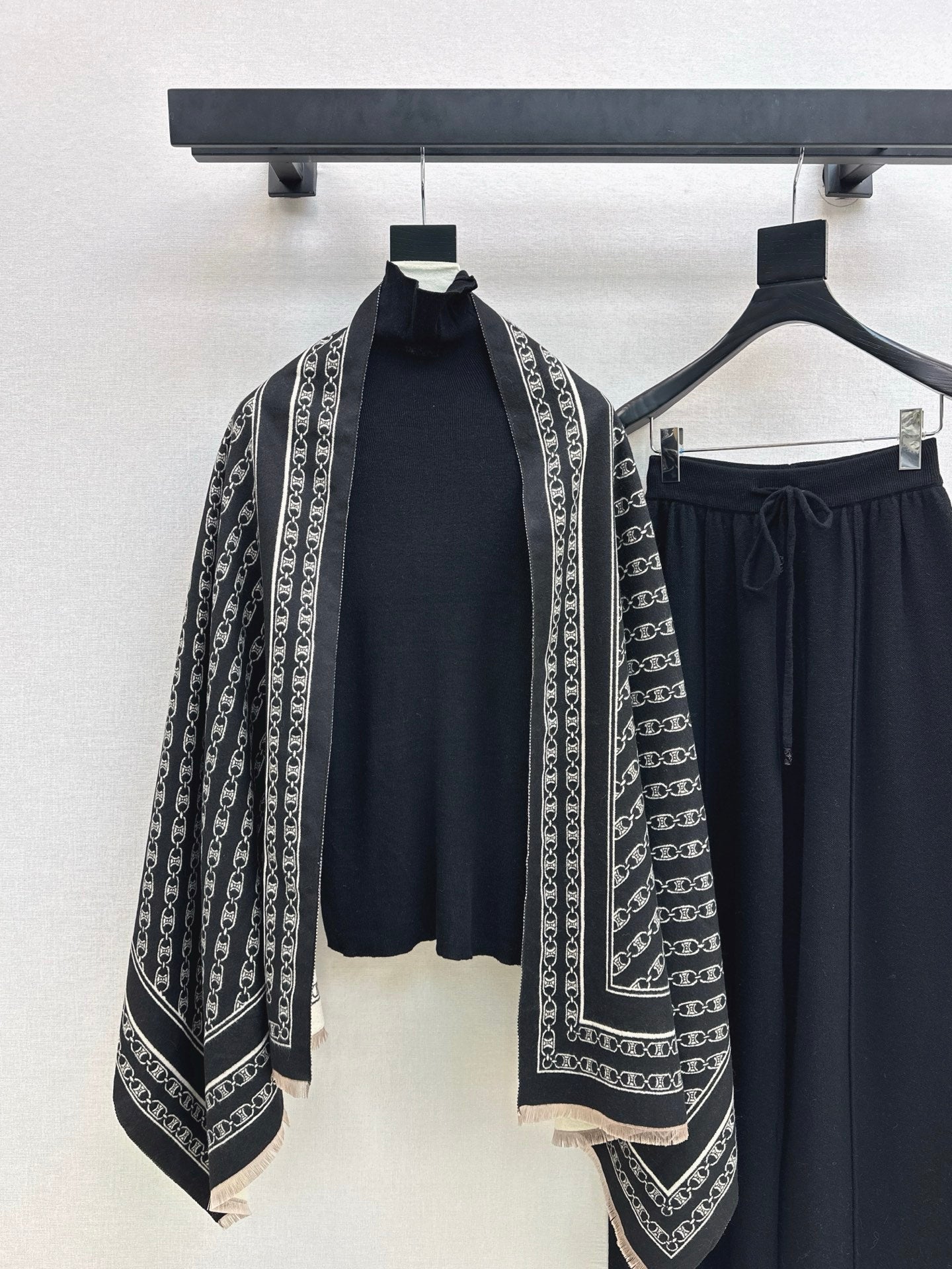 Ce1i NEW Knitted three-piece set