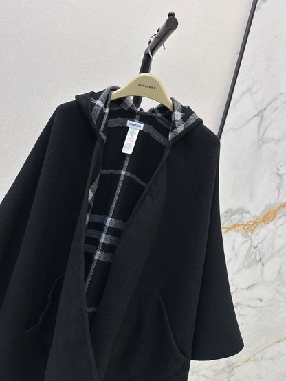 Bur NEW wool shawl cape