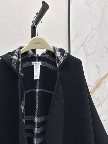 Bur NEW wool shawl cape