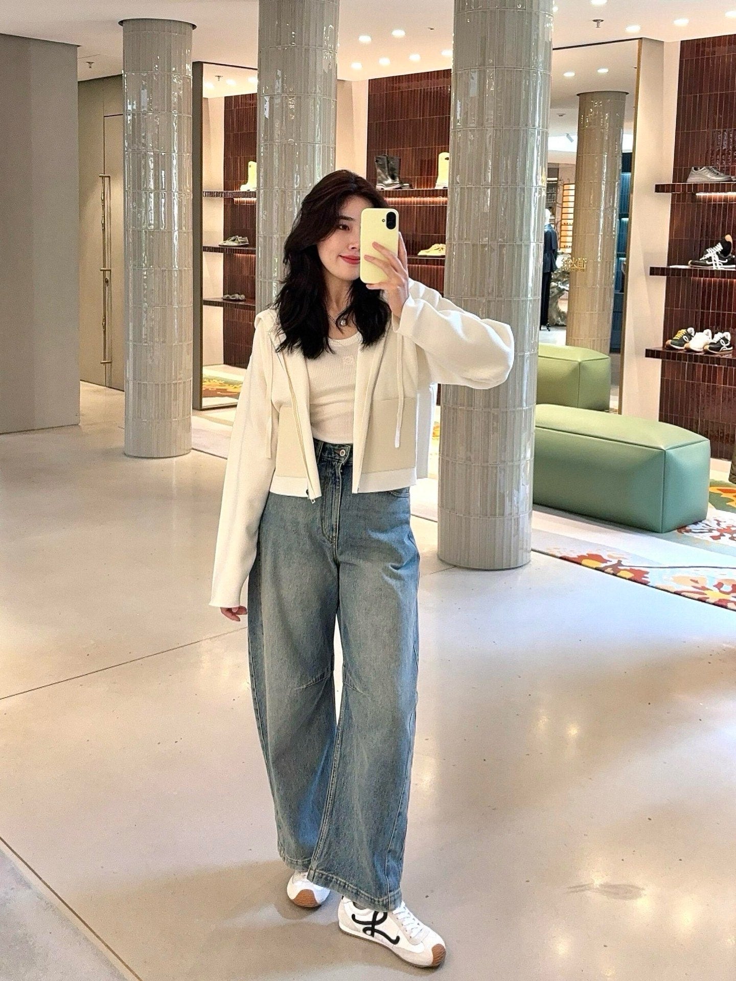 Loe NEW Zipper wool cardigan