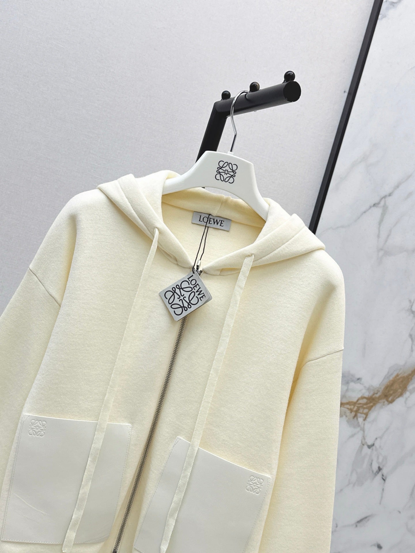 Loe NEW Zipper wool cardigan