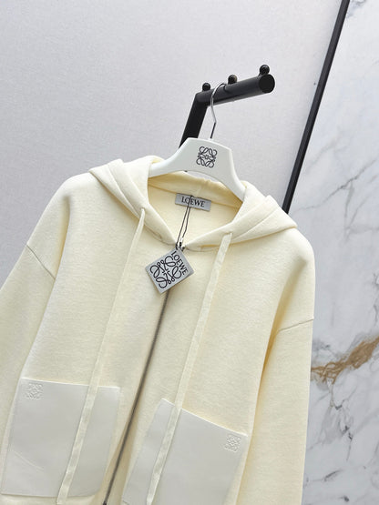 Loe NEW Zipper wool cardigan