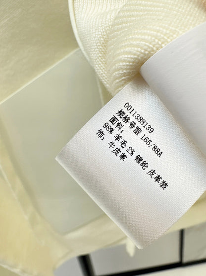 Loe NEW Zipper wool cardigan