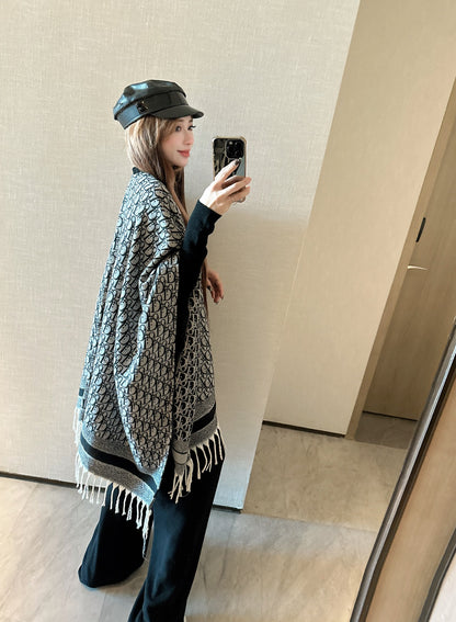 CD NEW Wool shawl cape