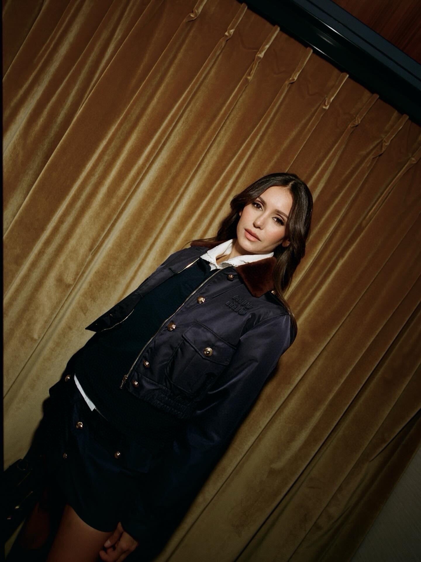 Miu NEW Waist-cinching jacket