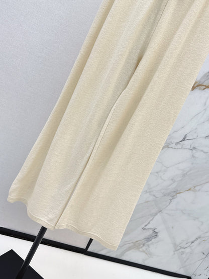 CD NEW Cashmere wide-leg pants