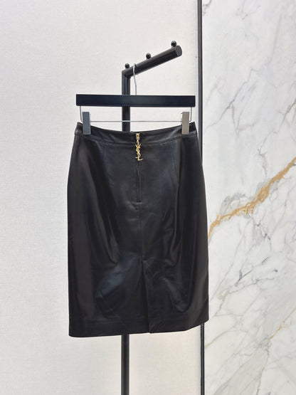 Sanit NEW Lambskin skirt