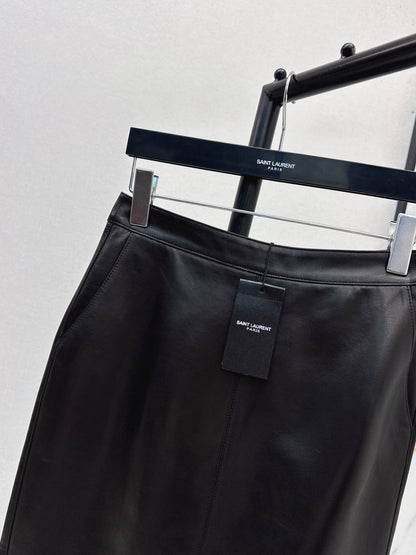 Sanit NEW Lambskin skirt