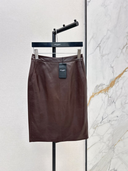 Sanit NEW Lambskin skirt