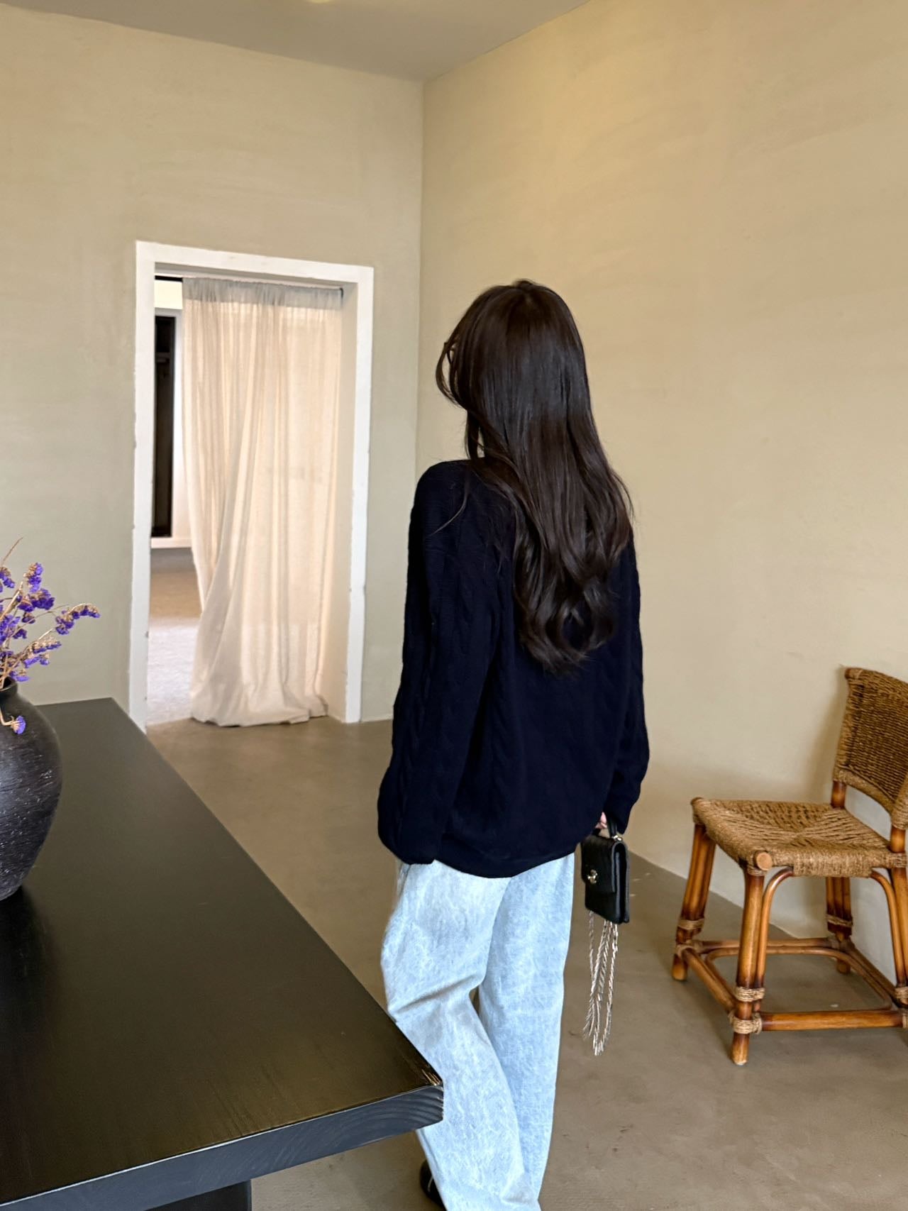 Ral NEW Loose V-neck cardigan