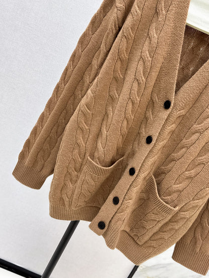 Ral NEW Loose V-neck cardigan