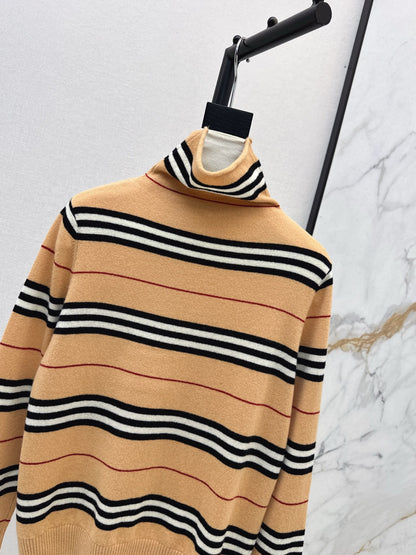 Bur NEW Striped turtleneck base layer