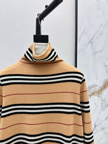 Bur NEW Striped turtleneck base layer
