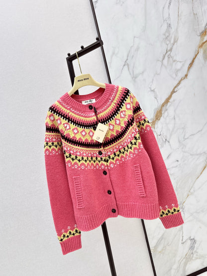 Miu NEW Jacquard cardigan