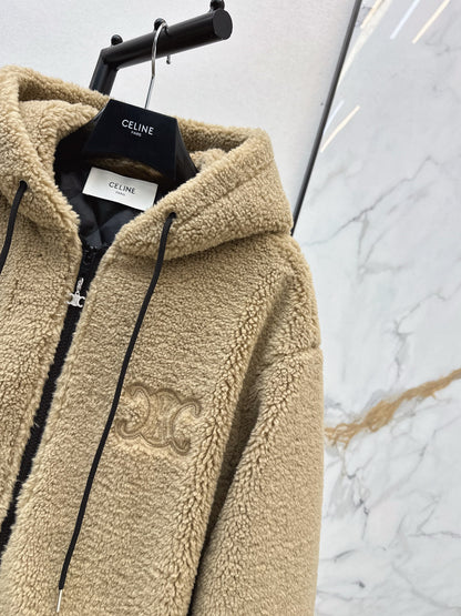 Ce1i NEW Hooded fleece jacket