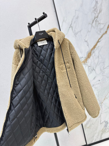 Ce1i NEW Hooded fleece jacket