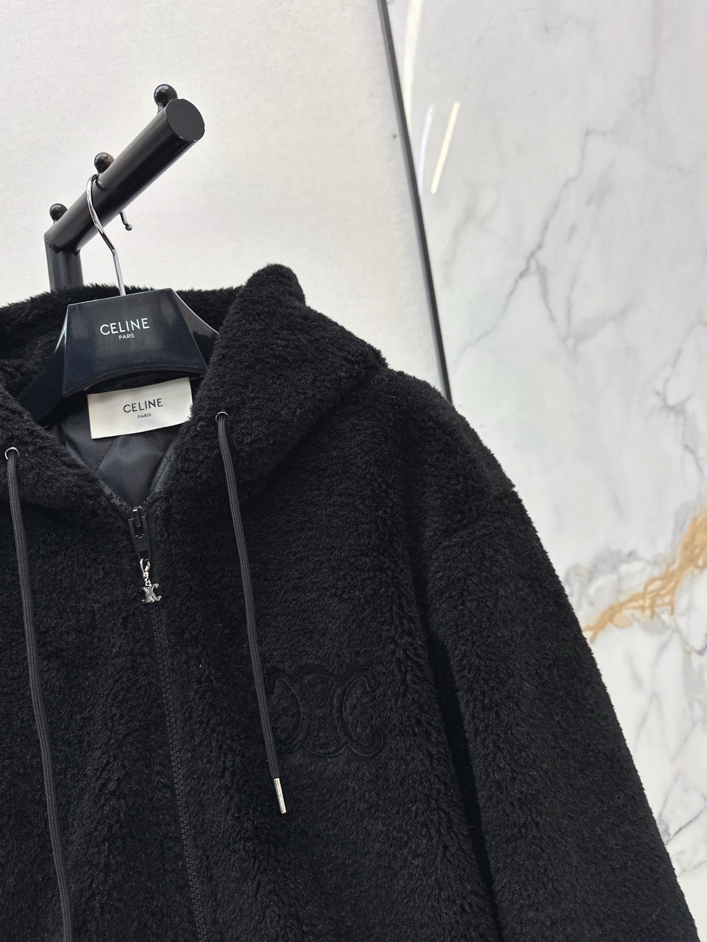 Ce1i NEW Hooded fleece jacket