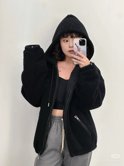 Ce1i NEW Hooded fleece jacket