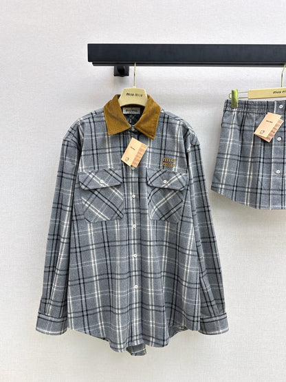 CD NEW plaid shirt