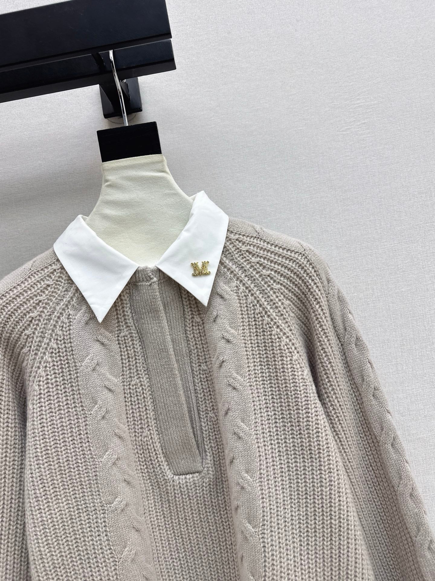 Max NEW Knitted Faux Two-Piece Sweater