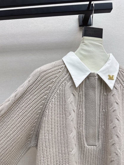 Max NEW Knitted Faux Two-Piece Sweater