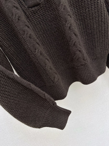 Max NEW Knitted Faux Two-Piece Sweater