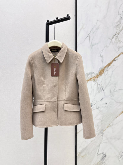 Loro NEW Double-faced wool cape coat