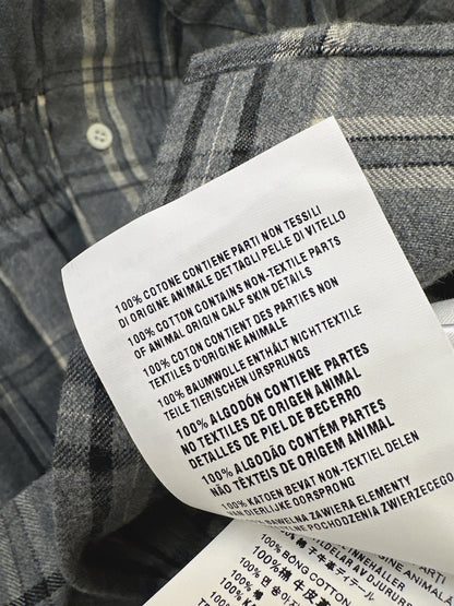 Miu NEW plaid shirt dress